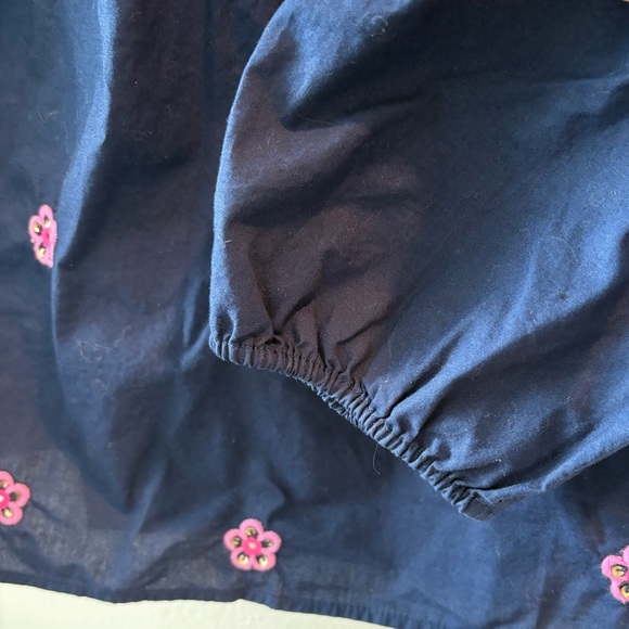 Lilly Pulitzer Jaeda Off-Shoulder Floral Embroidered Sequins Blouse Size S sku10 - Picture 5 of 10